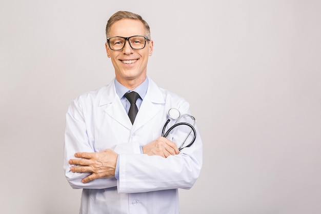 Premium Photo | Male medicine therapeutist doctor hands crossed on his ...