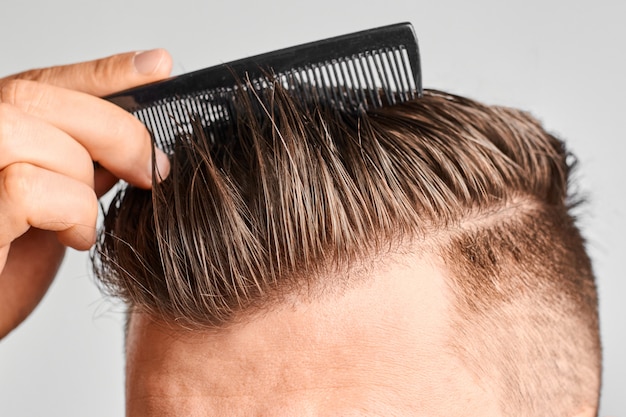 combing and hair loss