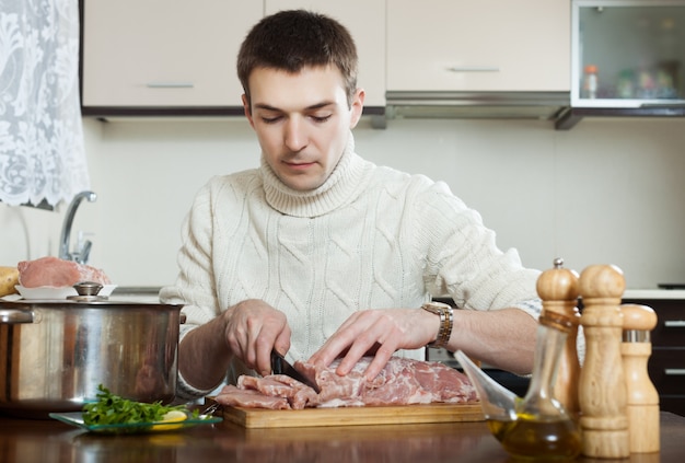 フランス料理の肉料理人 無料の写真