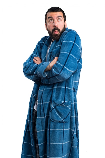 man in gown