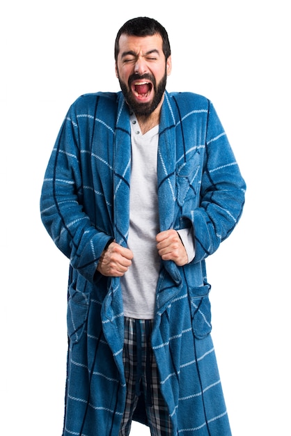 man in a gown