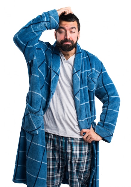 man in a gown