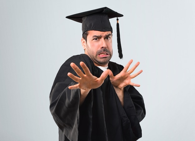 Premium Photo | Man on his graduation day university is a little bit ...