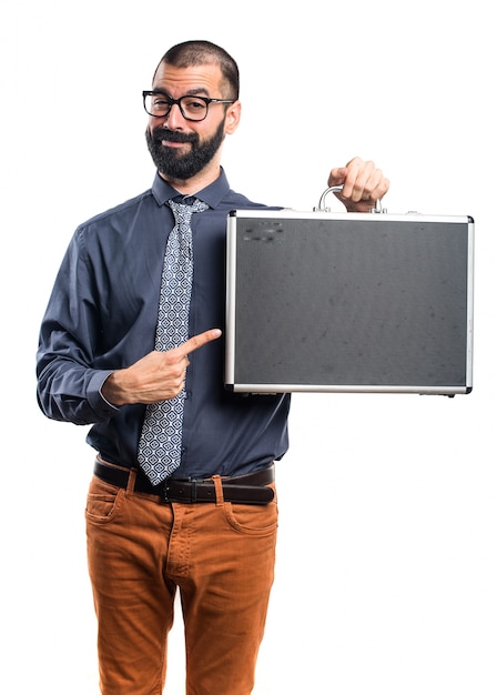 men suit case