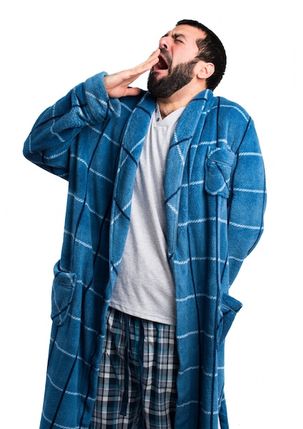 man in a gown