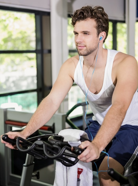 stationary bike while working