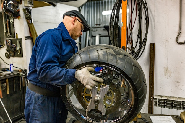 motorcycle tire repair