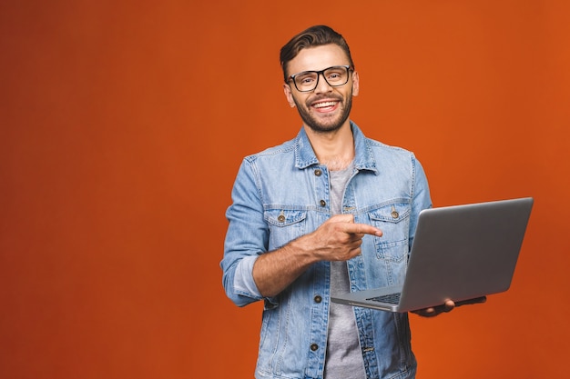 Premium Photo | Man with glasses posing in studio