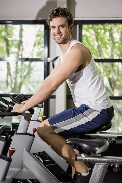 spin class exercise bike