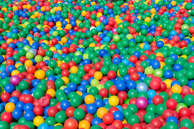 very small plastic balls