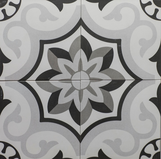  Marble tile with floral pattern for the kitchen