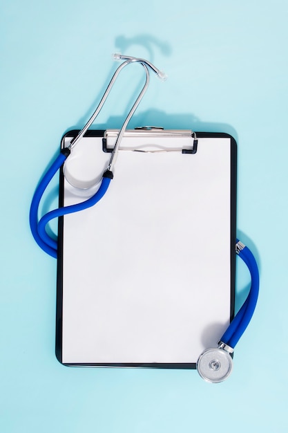 Premium Photo Medical Clipboard And A Stethoscope