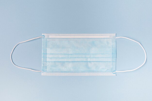 medical face mask blue or white out