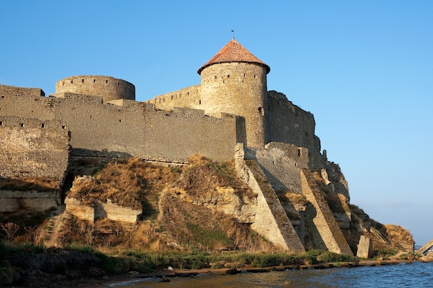 Premium Photo | Medieval fortress akkerman on the dniester estuary ...