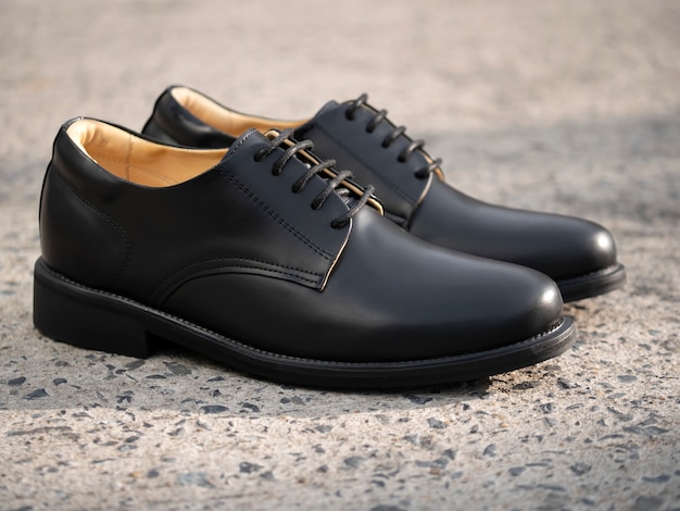 black leather derby shoes mens