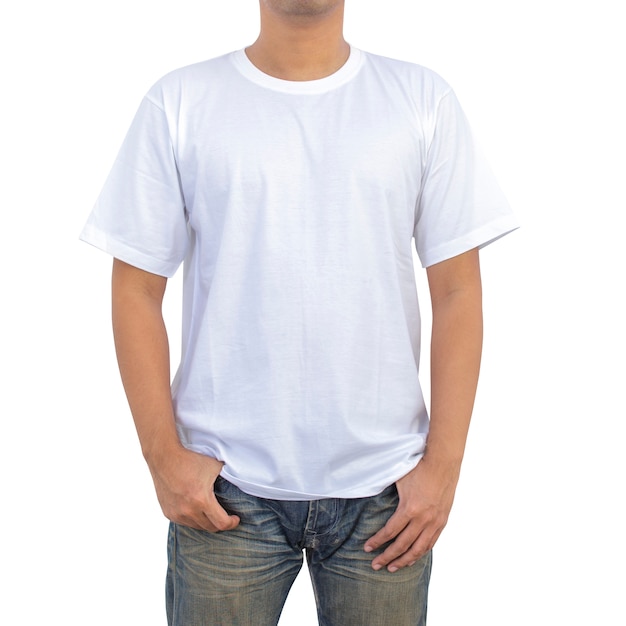 men in white t shirt