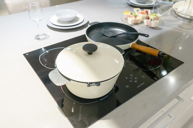 pot set for induction hob