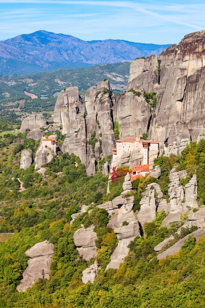 Premium Photo | Meteora monasteries complex, greece