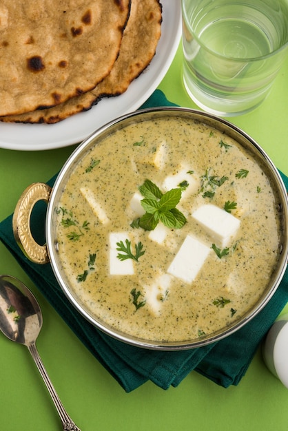 Premium Photo Methi Malai Paneer Or Creamy Fenugreek And Cottage Cheese Curry Popular North
