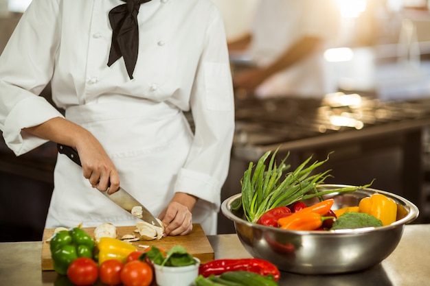 kitchen set vegetables cutting