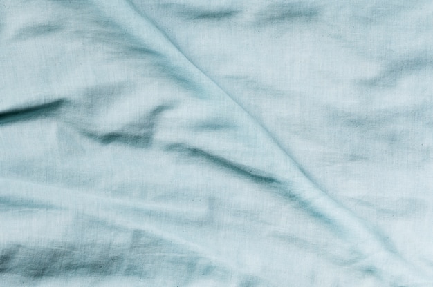 シンプルな水色の布の背景 プレミアム写真