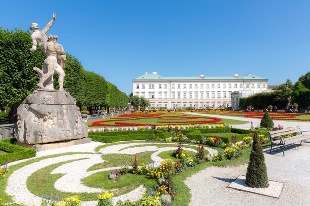 Premium Photo Mirabell gardens salzburg, austria