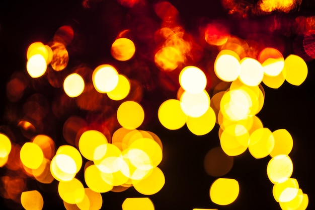 Free Photo | Mix of yellow and red light spots