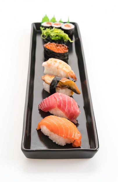 Free Photo | Mixed sushi set - japanese food