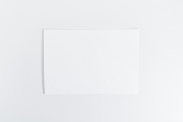 Download Mockup of paper sheet on white background | Premium Photo