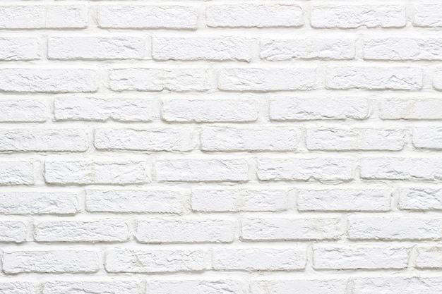テキストやデザインのモダンな抽象的な白いレンガの壁のテクスチャ背景 閉じる プレミアム写真