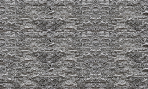 Premium Photo Modern Design Stone Brick Block Masonry Fence Stack Wall Texture Background