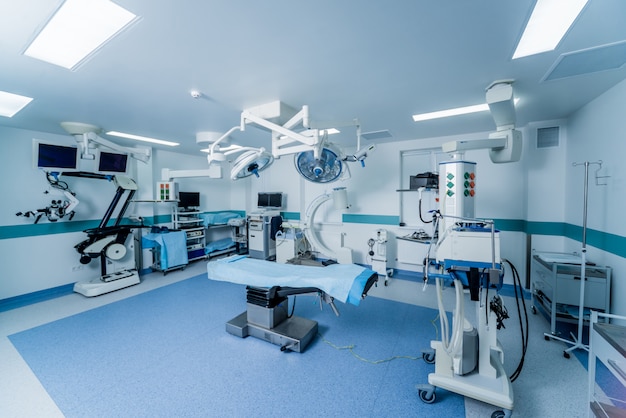 Premium Photo | Modern equipment in operating room. medical devices for ...