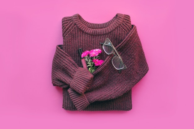Download Free Modern Female Minimal Background With Cozy Burgundy Sweater Jeans Use our free logo maker to create a logo and build your brand. Put your logo on business cards, promotional products, or your website for brand visibility.