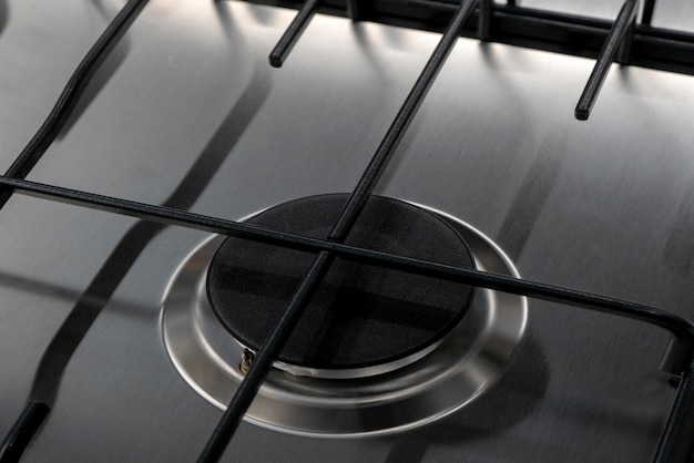 Modern Gas Stove For Cooking In The Kitchen Photo Premium Download