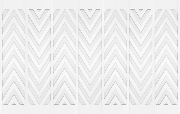 Modern gray triangle zig zag pattern wall design background. Premium Photo