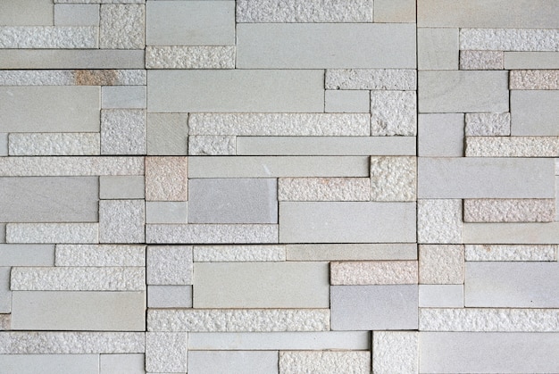 Premium Photo | Modern grey stone tile texture brick wall