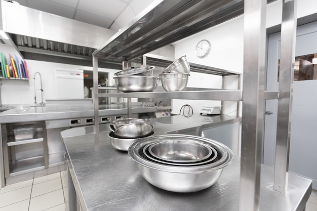 Premium Photo | Modern Kitchen Equipment In A Restaurant