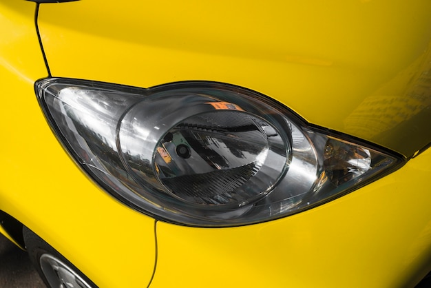 yellow led headlight for car