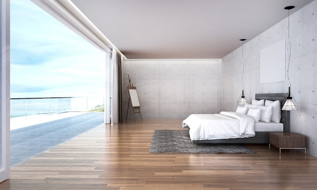 The Modern Loft Bedroom Interior Design, Modern Loft Bedroom Design Ideas