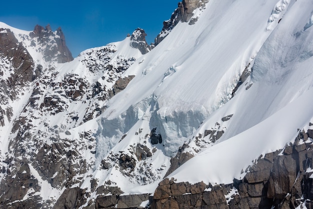 Premium Photo Mont Blanc Rocky Mountain Massif Summer View From