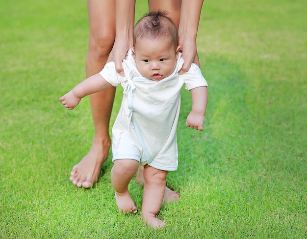 training baby to walk