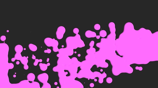 Premium Photo | Motion abstract purple liquid spots, black splash ...