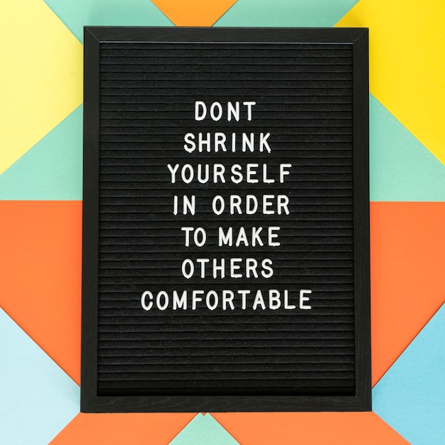 Premium Photo | Motivational text on colorful background
