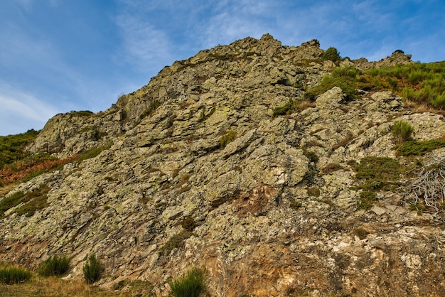 Premium Photo | Mountain rock stone structure background