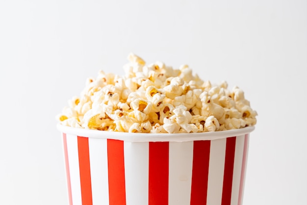 Premium Photo | Movie popcorn in bucket