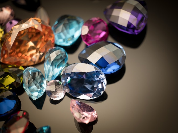 Premium Photo | Multicolor gemstone