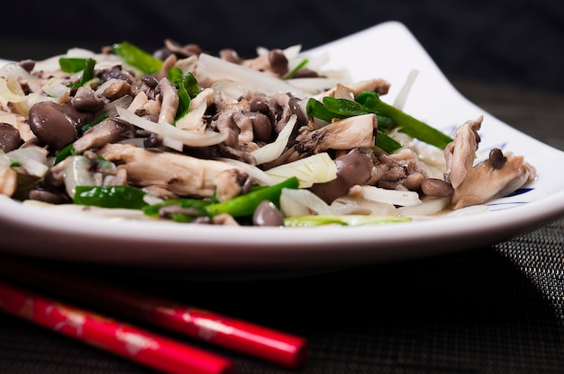 Shimeji Mushrooms Japanese Cuisine