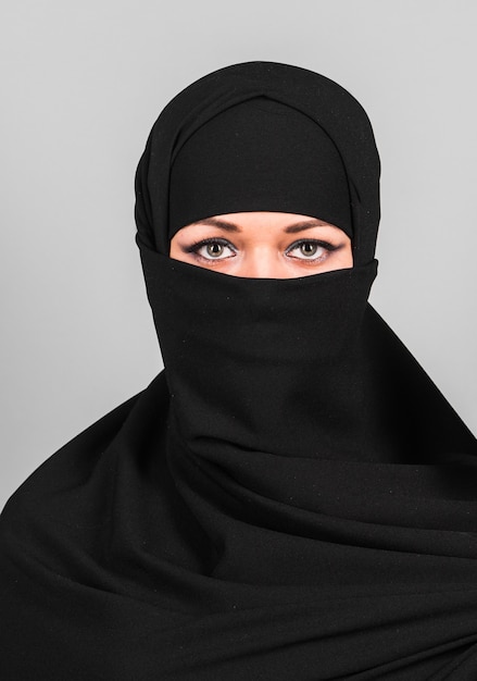 Premium Photo | Muslim Woman In Niqab. Niqab And Saudi