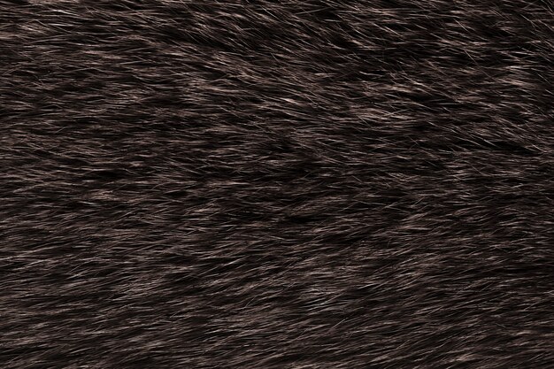 Premium Photo | Natural animal fur dark brown background