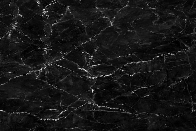 肌のタイルの壁紙の豪華な背景のための自然な黒い大理石の質感 プレミアム写真